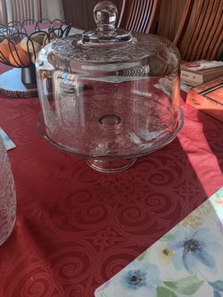 Perfect glass cake stand
