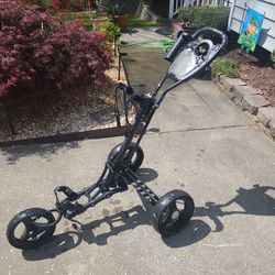 Golf pull cart by Tourteck.