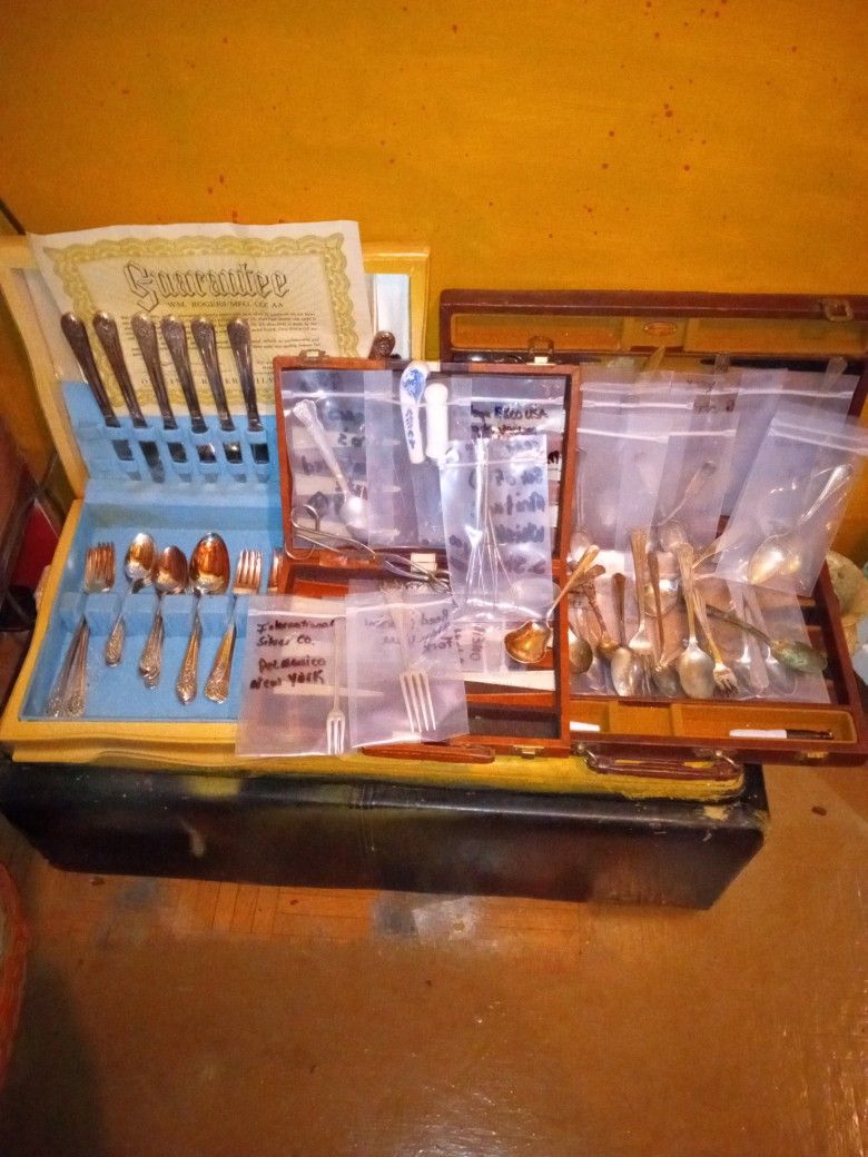 Various Vintage And Antique Flatware.. Starting At $1.00 And Goes Up ... .