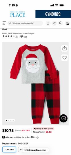 Childrens place pajamas sz 3T brand new