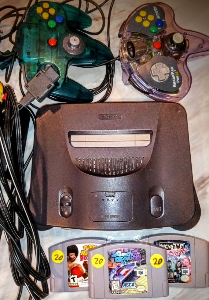 N64 Nintendo Video Game Home Console Retro System