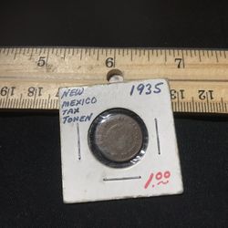 1935 New Mexico Tax Token