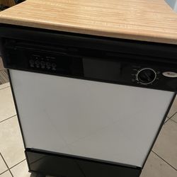 Portable Whirlpool Dishwasher On Wheels 