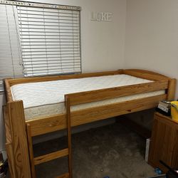 Pine Children’s Loft Bed