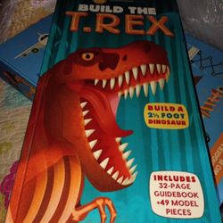 T-REX BOOK AND 2FT MODEL BRAND NEW