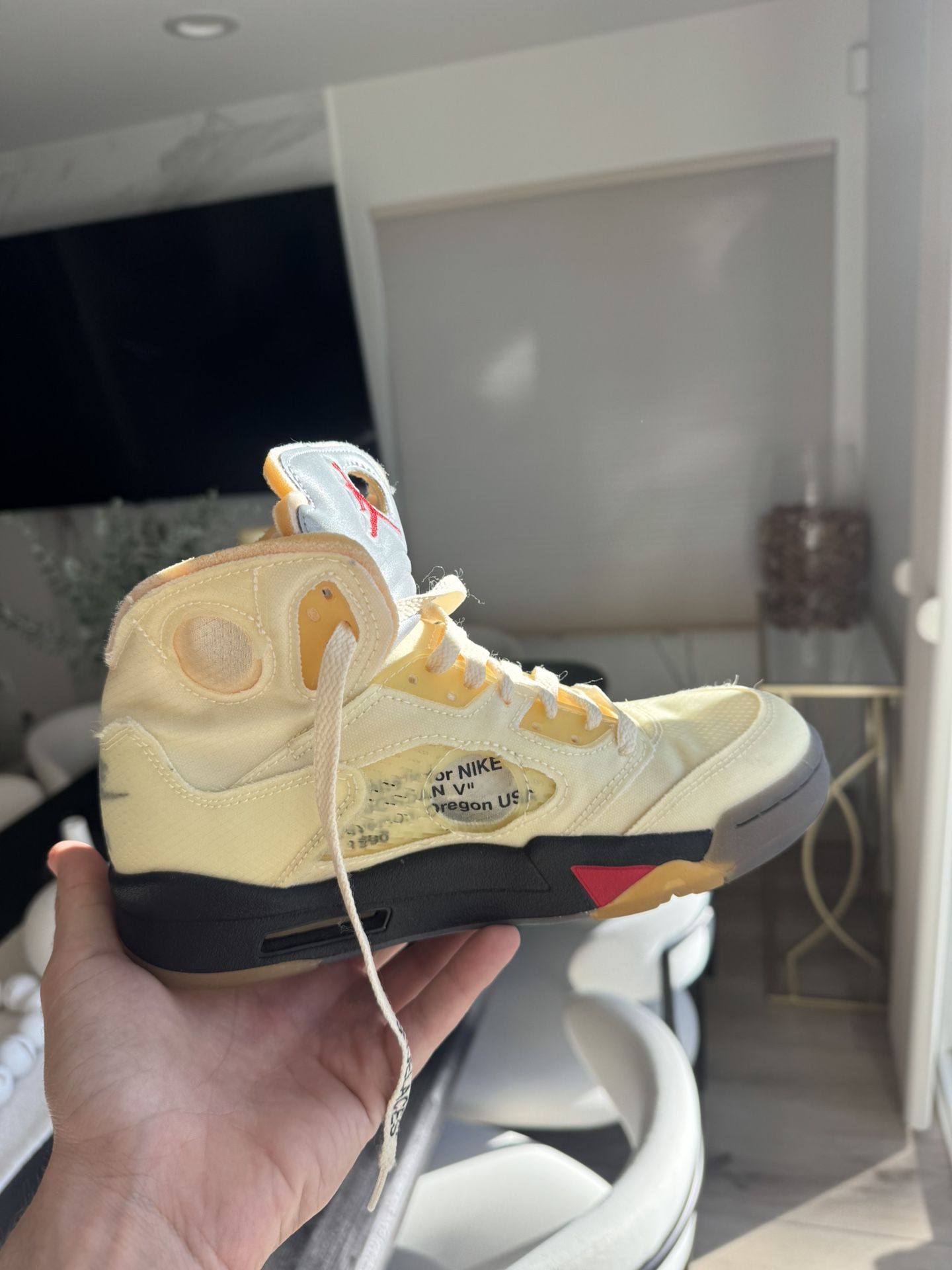 Air Jordan 5 Retro OFF-WHITE Sail
