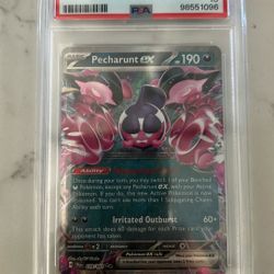 PSA 10 GEM MINT Pecharunt EX 039/064 POKEMON SV: Shrouded Fable :: PURPLE ::