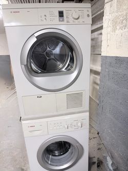 Bosch Axxis Stacked Washer and Dryer Set