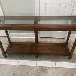 Console table measures below  L-51” W-16” H-27”