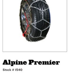 Alpine Premier Tire Chains 1540