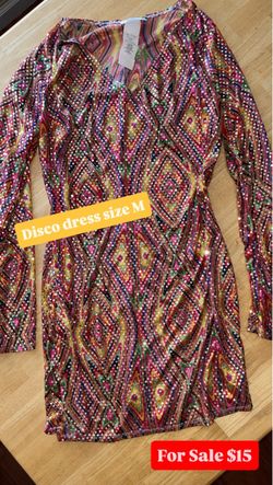 Disco dress size M
