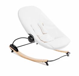 Bloom coco go 3-in-1 bouncer natural wood