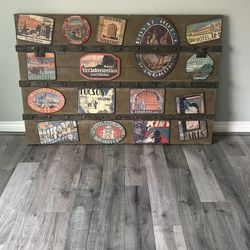 Travel Chest Art Work Piece By Uttermost