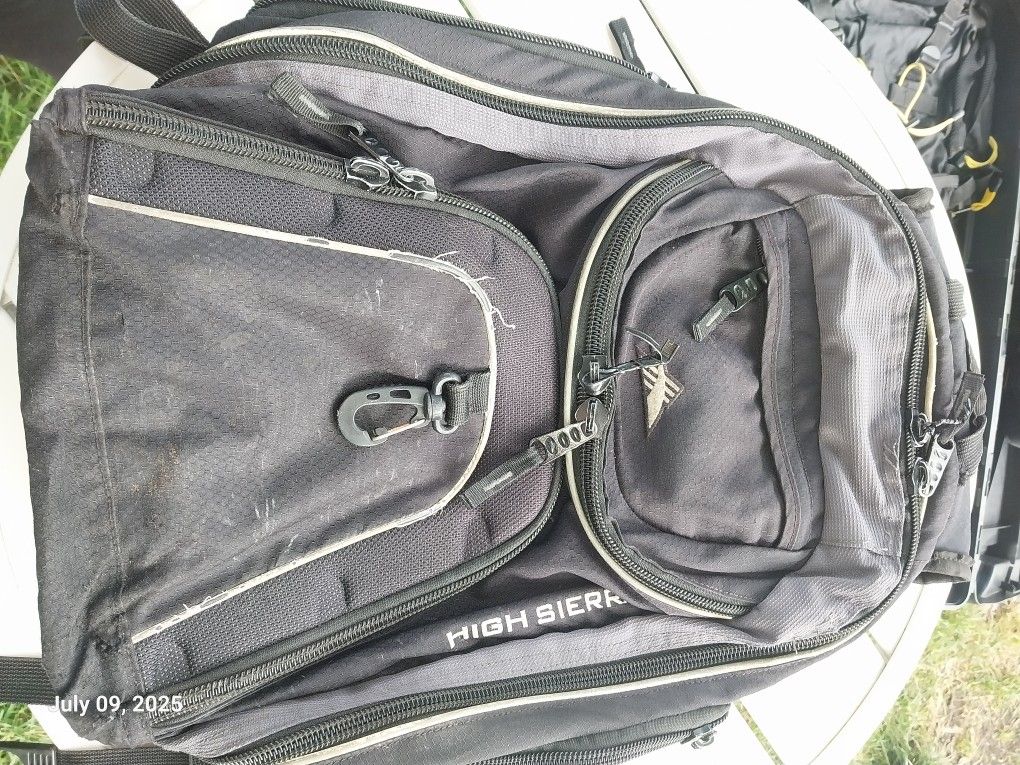 High Sierra Backpack – Black – Rugged Travel Bag
