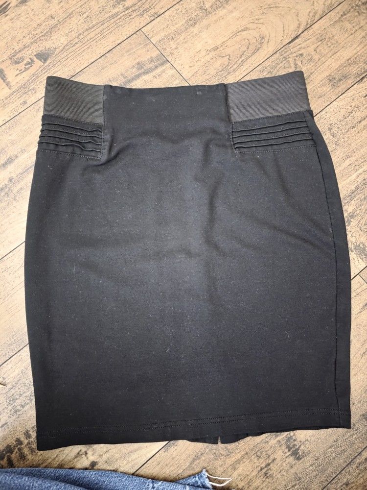 Sapphire Red Womens Pencil Skirt, Black Size XL