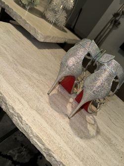 Choca Lux Christian Louboutin Silver