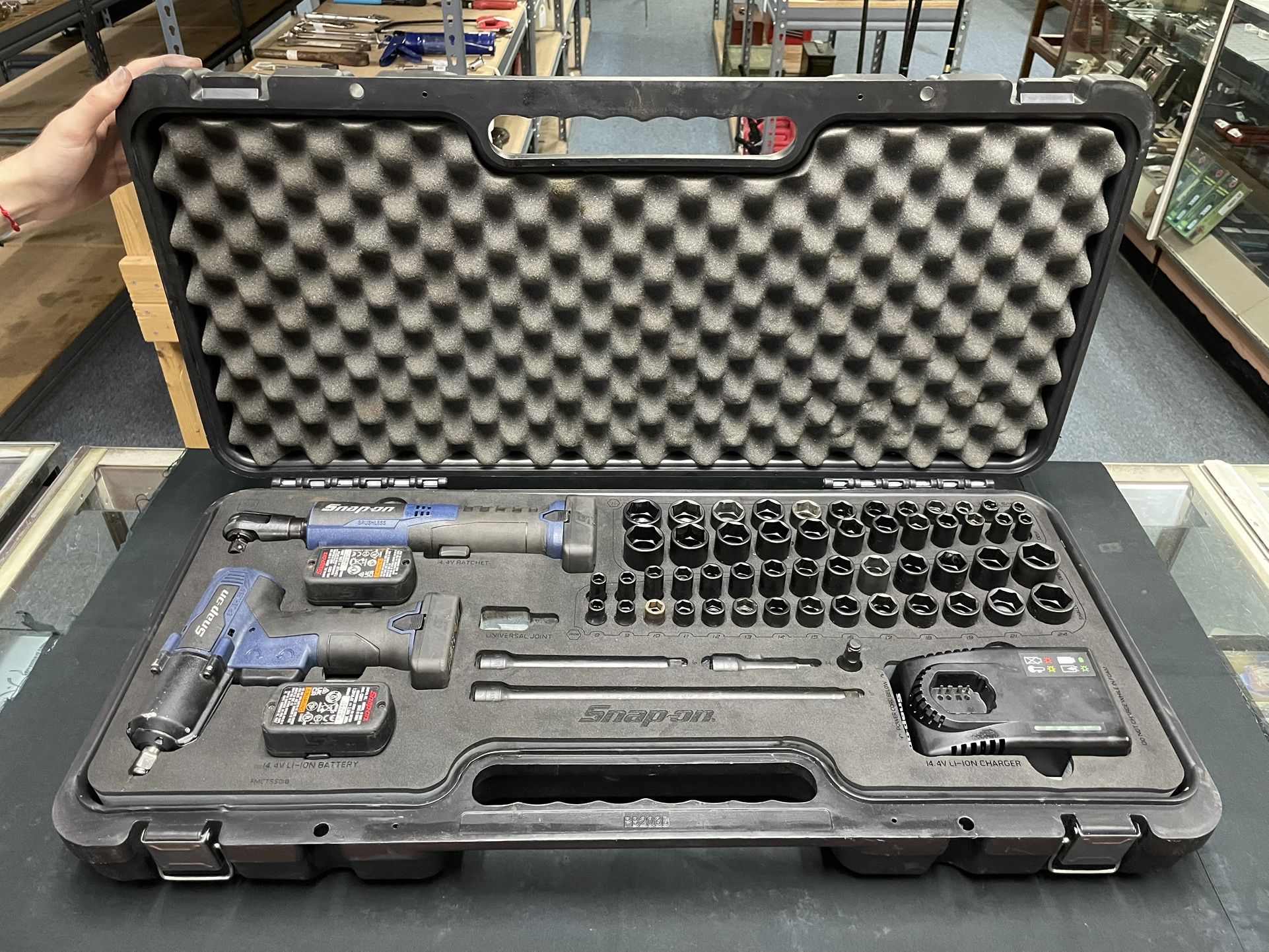 Snap-On 62PC 3/8" Drive Cordless Impact To Go Foam Kit 262CTSS01FMBA