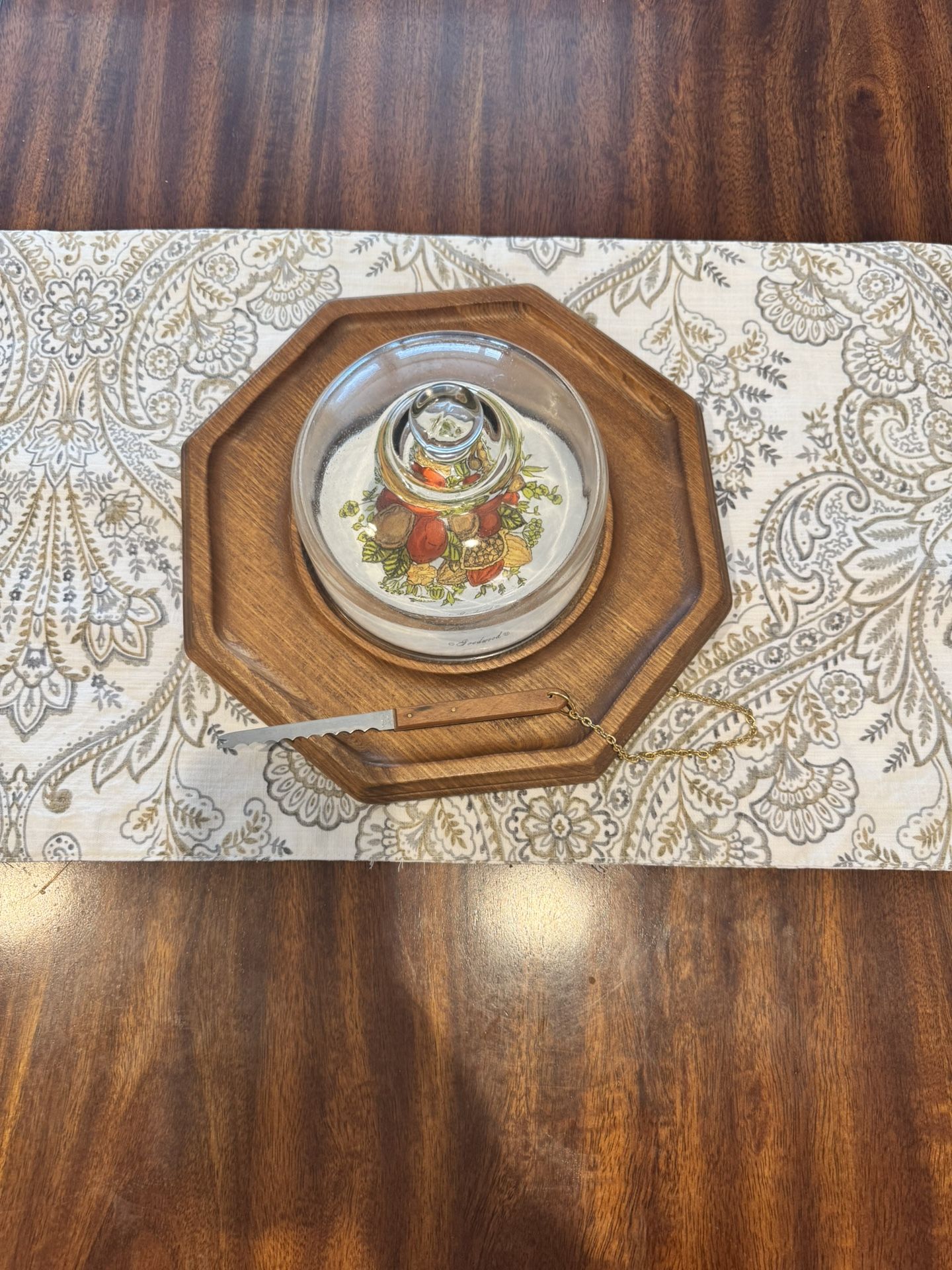 Vintage 70’s Charcuterie Board