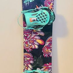 K2 "Lunatique"149cm Snowboard + K2 Bindings