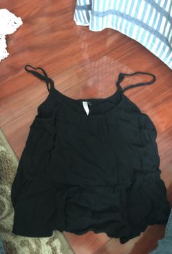 Black crop top