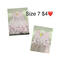 Dress Great Condition For Girls Size 7 🌸🌸🌸firm Price 