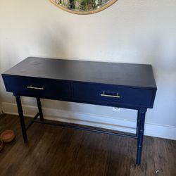 Blue Console Table 