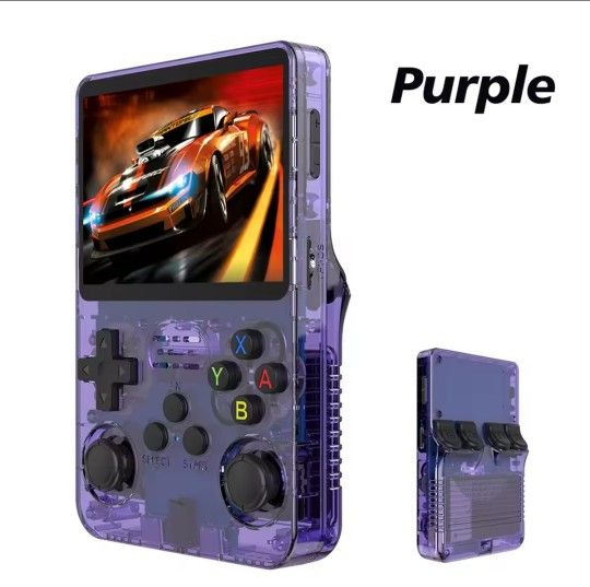 R36S Retro Handheld Video Game Console 128GB Linux System 3.5 Inch IPS Screen