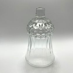 Vintage Glass Votive Candle Holder Peg Crystal Cut Sconces