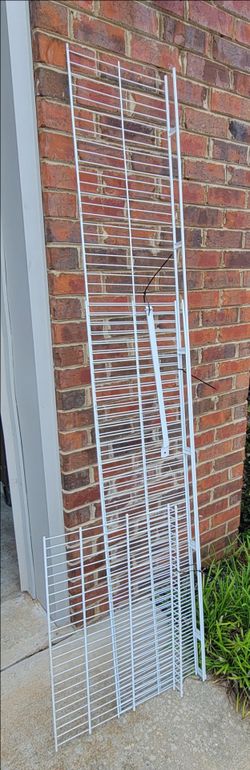 White Wire Shelves