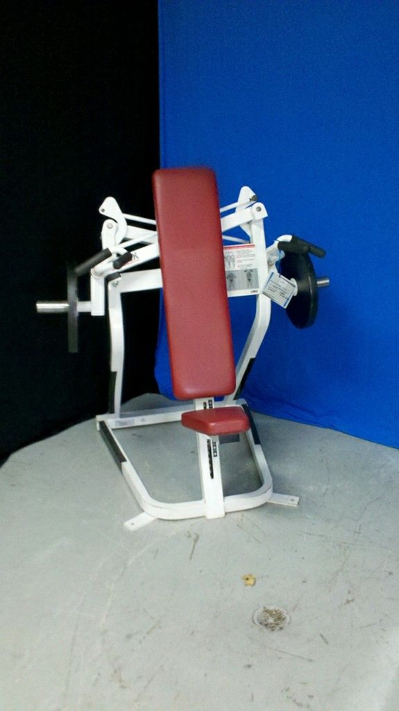Cybex plate loaded shoulder press