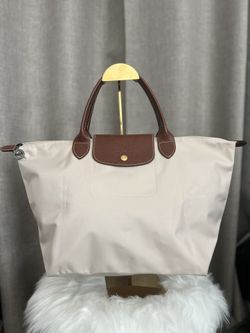 AUTHENTIC Large Le Pliage Tote Long champ 