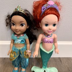 Disney Dolls Jasmine & Ariel