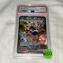 PSA 10 Greninja Ex SIR Special Illustration Rare Twilight Masquerade 