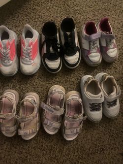 Lot of 6 Kids' Shoes Mixed Brands