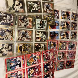 Small Football Card Collection Brett Favre Emmitt Smith Troy Aikman Barry Sanders Rookie Cards