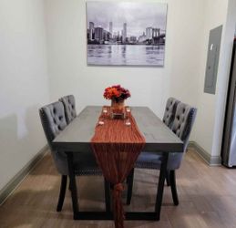 Solid wood table ( Walker Edison)
