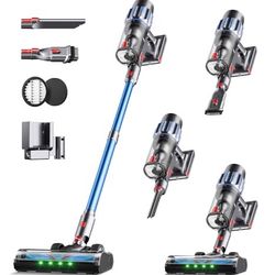 Cordless Stick Vacuum 55KPA 80 Min Runtime Self Standing