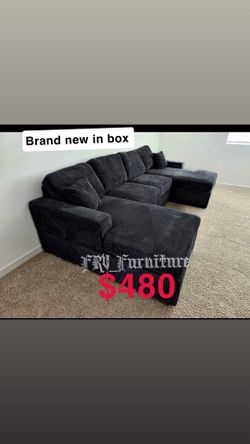 Double chaise sectional brand new in box