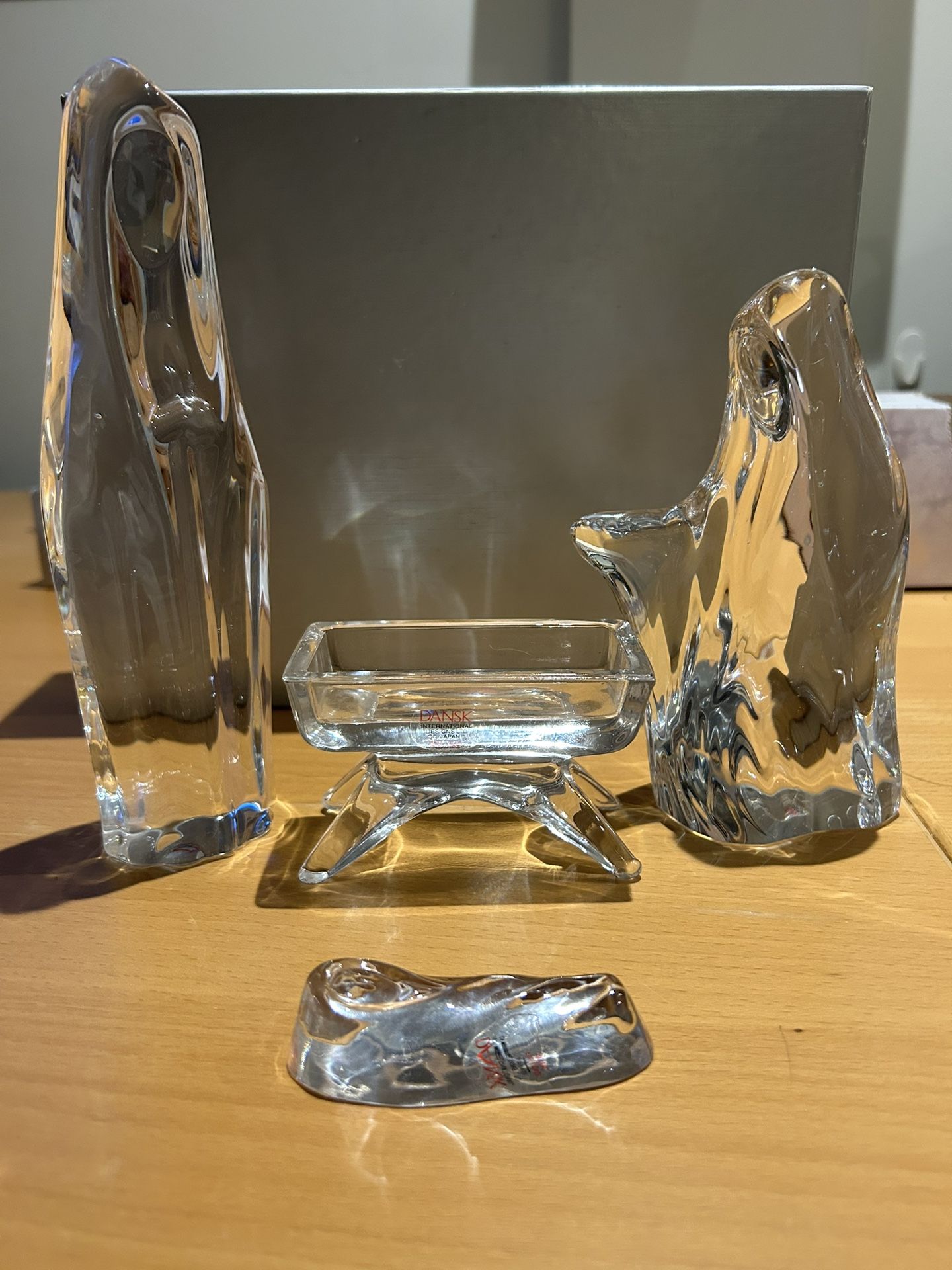 Dansk Crystal Nativity Figures