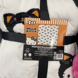 Hello Kitty Full Queen Halloween Blanket
