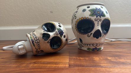 Sugar skull wax burners- Day of the dead