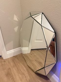 Z Gallery Geometric Faceted Wall Mirror