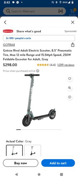 Brand New In Box  Unopened  Goes 15.5 Mph And Up To 12.5 Miles On A Single Charge 