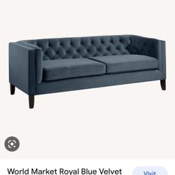 World market shop tufted couch