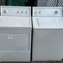 Kenmore Washer And Dryer Set Working Perfectly Fine 