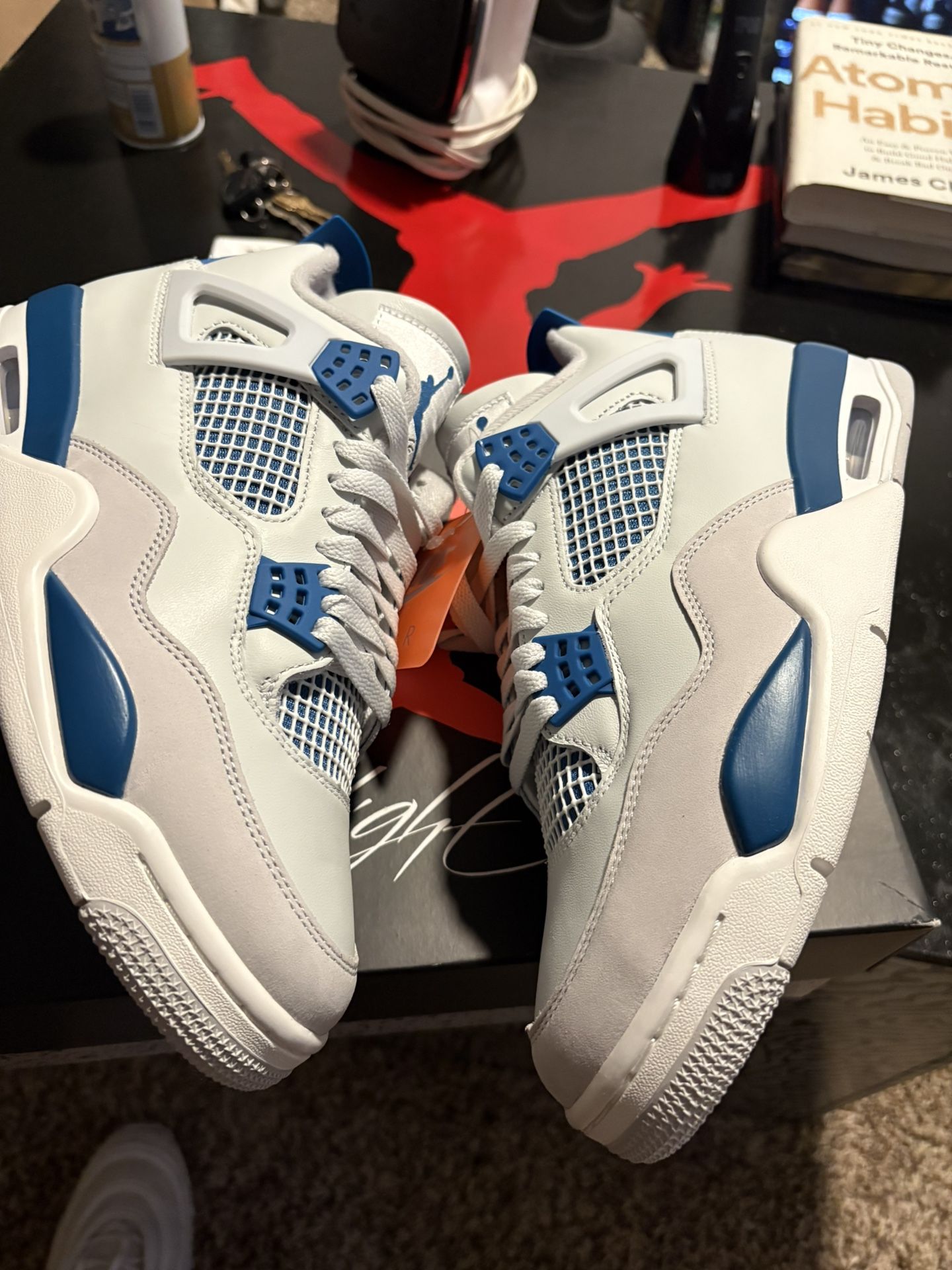 Jordan 4 military Blue SZ 9 NEW 280