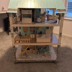 Custom Wooden Dollhouse