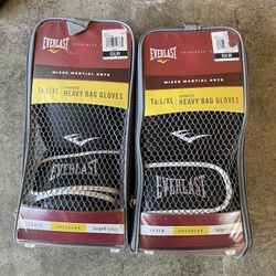 Everlast Size L/XL Heavy Bag Gloves Lightly Used