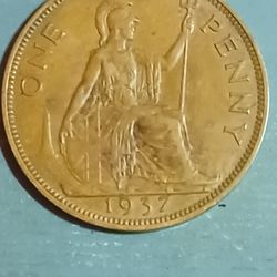 Great Britain Bronze Coin Penny