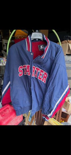 Starter Varsity Jacket  Navy Blue, Sherpa lined